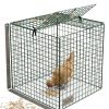 Heavy-Duty Galvanized Folding Scratch Pen (22.5" × 22.5" × 24")